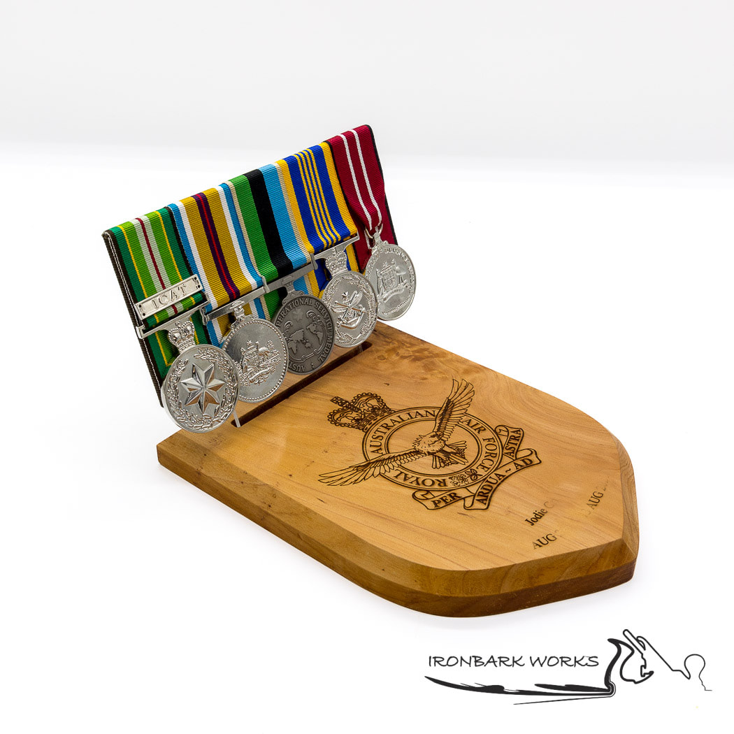 Medal display stand - shield base