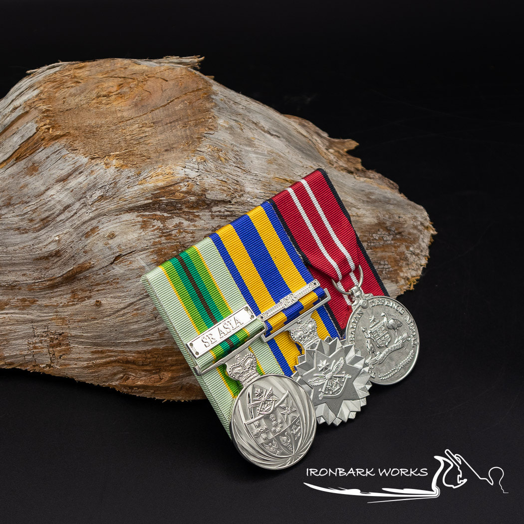 Replica medals - medal mounting - Ironbark Works