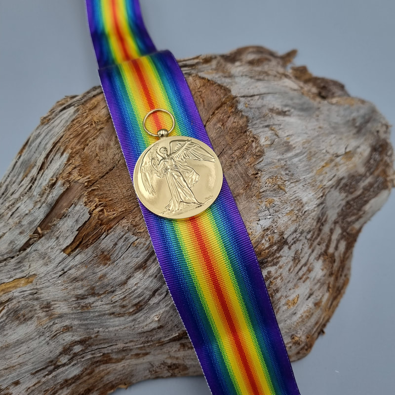Replica Victory Medal - obverse - Ironbark Works